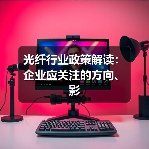 光纤行业政策解读：企业应关注的方向、影响与合规要点