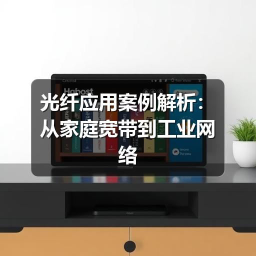 光纤应用案例解析:从家庭宽带到工业网络的典型场景