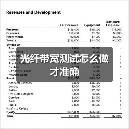 光纤带宽测试怎么做才准确