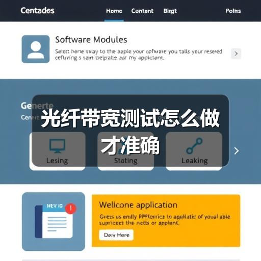 光纤带宽测试怎么做才准确