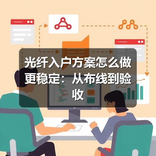 光纤入户方案怎么做更稳定：从布线到验收的实用指南