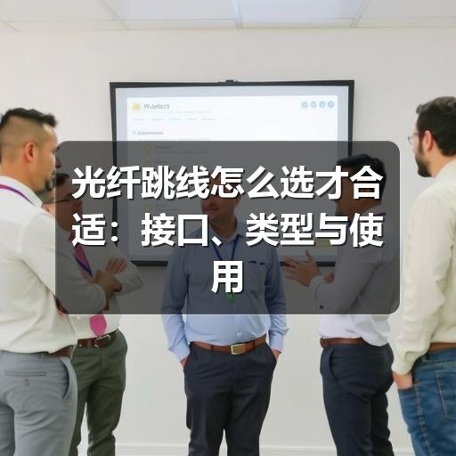 光纤跳线怎么选才合适：接口、类型与使用场景说明